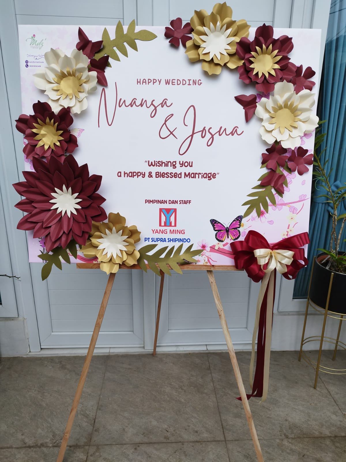 Paper Flower Board
