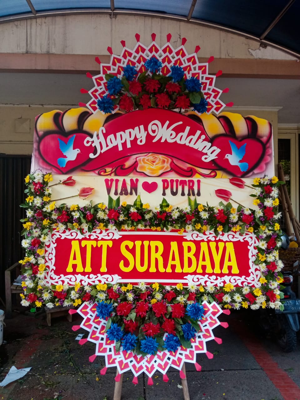 Karangan Bunga Papan